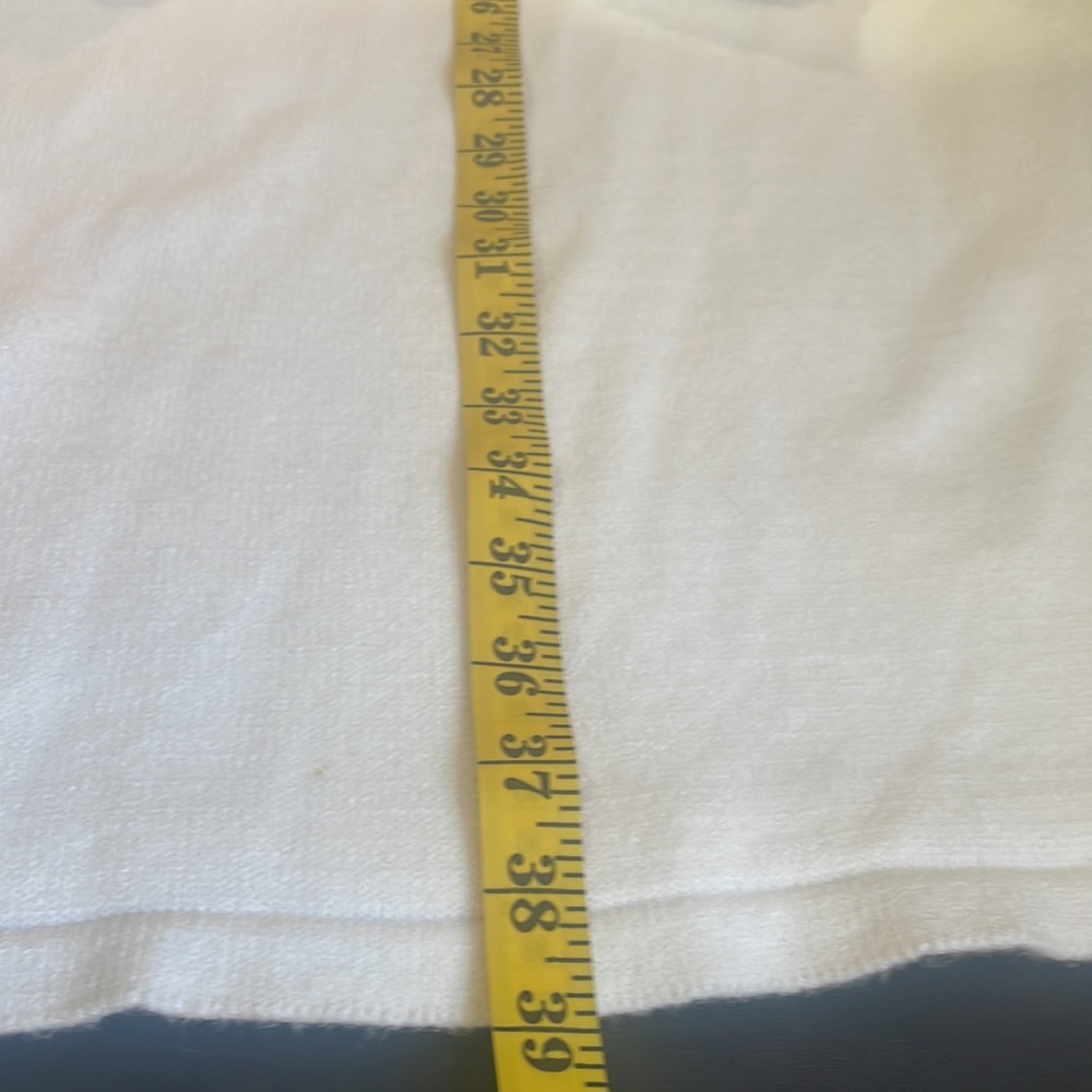 White Mid length white turtleneck sweater dress,Size XL - Picture 7 of 12